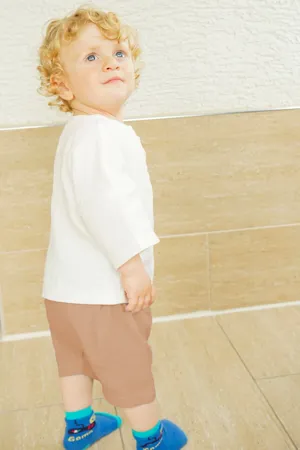 Erkek Kız Bebek Oversize Müslin Çocuk Takım