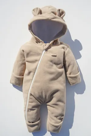 Erkek Kız Bebek Ve Çocuk Eldivenli Patikli Tulum