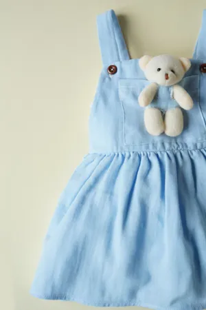 Kız Bebek Oyuncak Ayıcıklı Bahçıvan Çocuk Salopet