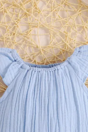 Kız Bebek Ve Çocuk Müslin Tulum