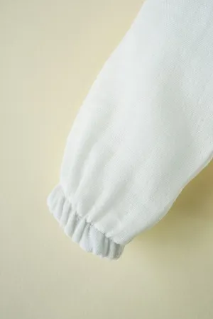 Kız Bebek Ve Çocuk Uzun Kollu Müslin Gömlek