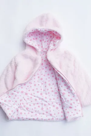 Kız Erkek Bebek Ve Çocuk Müslin Astarlı Fermuarlı Peluş Mont