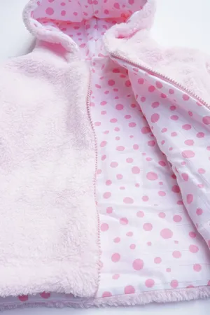 Kız Erkek Bebek Ve Çocuk Müslin Astarlı Fermuarlı Peluş Mont