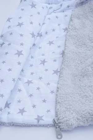 Kız Erkek Bebek Ve Çocuk Müslin Astarlı Fermuarlı Peluş Mont