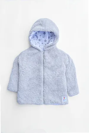 Kız Erkek Bebek Ve Çocuk Müslin Astarlı Fermuarlı Peluş Mont