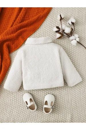 Unisex Peluş Çocuk Ceket