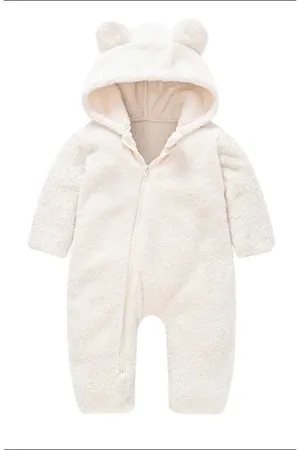 Unisex Ayıcık Peluş Çocuk Tulum