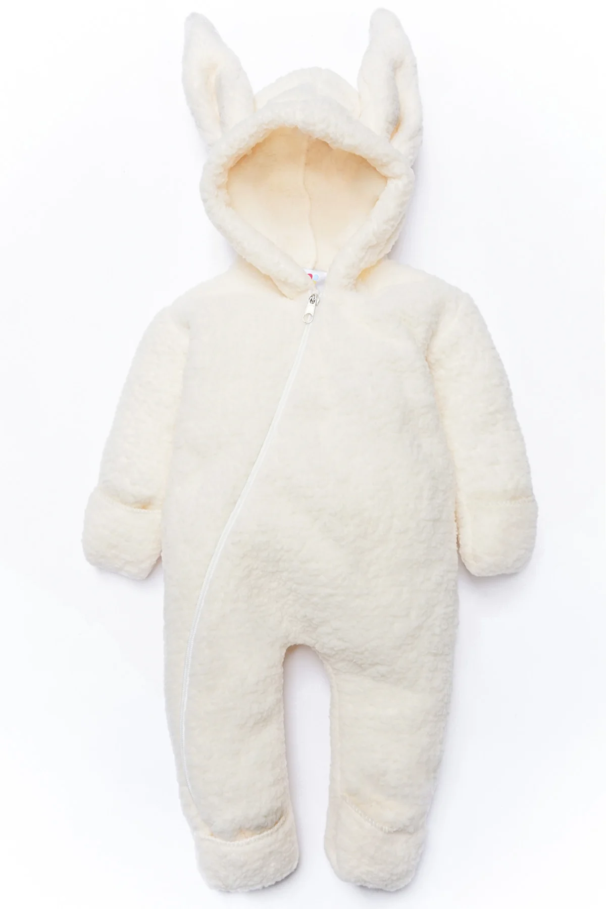 Kız Erkek Bebek Ve Çocuk Peluş Fermuarlı Kışlık Tavşan Tulum